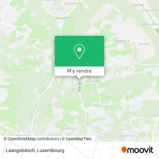 Laangebësch plan