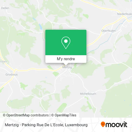 Mertzig - Parking Rue De L'Ecole plan
