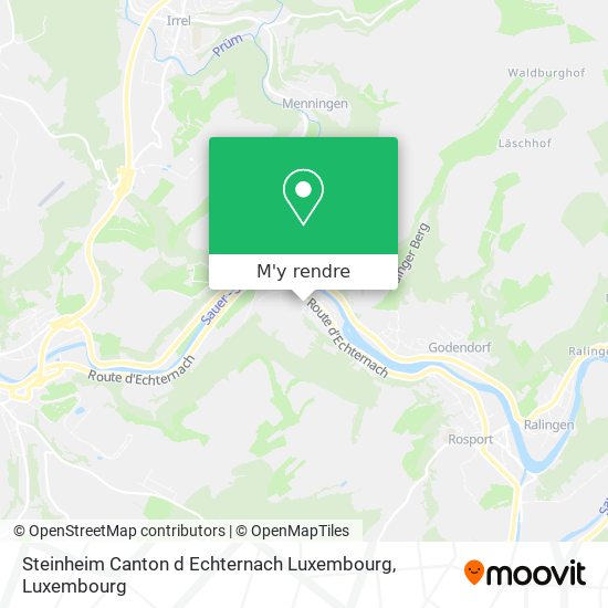 Steinheim Canton d Echternach Luxembourg plan