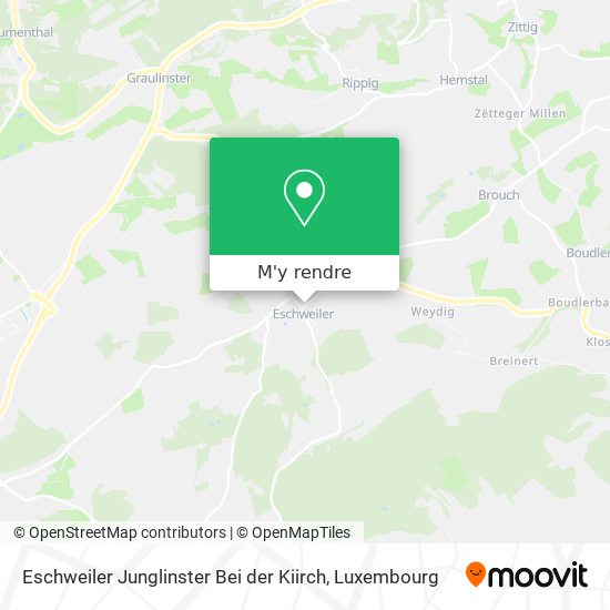 Eschweiler Junglinster Bei der Kiirch plan
