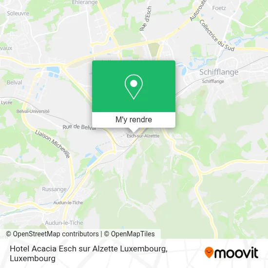 Hotel Acacia Esch sur Alzette Luxembourg plan