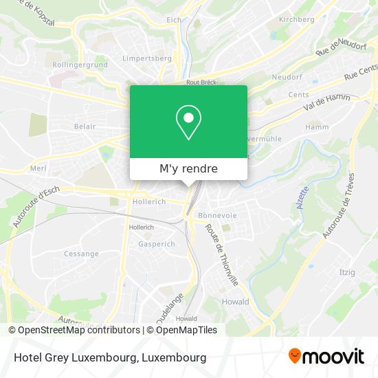 Hotel Grey Luxembourg plan