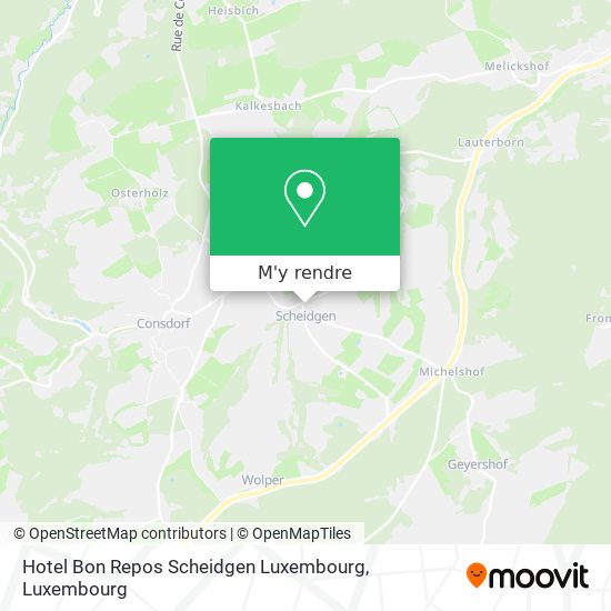 Hotel Bon Repos Scheidgen Luxembourg plan