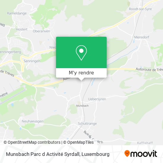 Munsbach Parc d Activité Syrdall plan