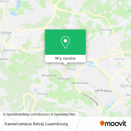 Kannercampus Belval plan