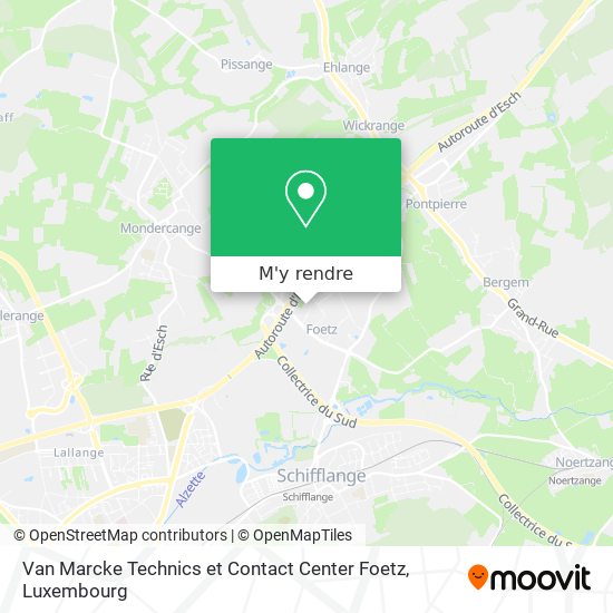 Van Marcke Technics et Contact Center Foetz plan