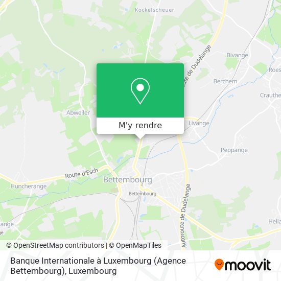 Banque Internationale à Luxembourg (Agence Bettembourg) plan