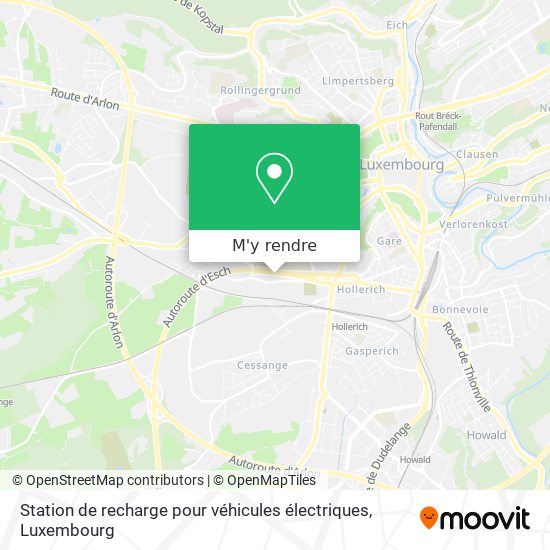 Station de recharge pour véhicules électriques plan