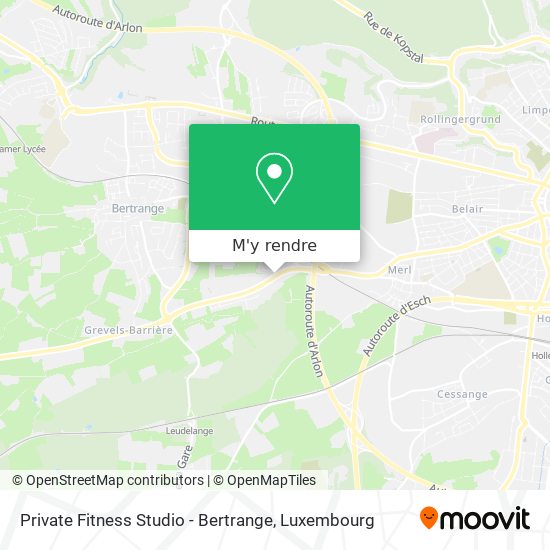 Private Fitness Studio - Bertrange plan