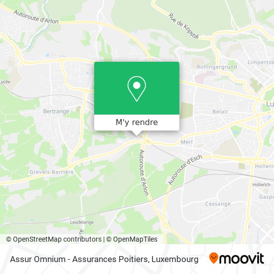 Assur Omnium - Assurances Poitiers plan
