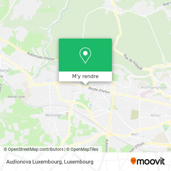 Audionova Luxembourg plan