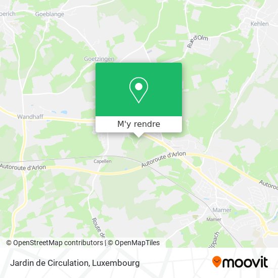 Jardin de Circulation plan