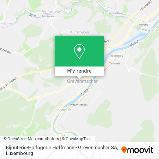 Bijouterie-Horlogerie Hoffmann - Grevenmacher SA plan