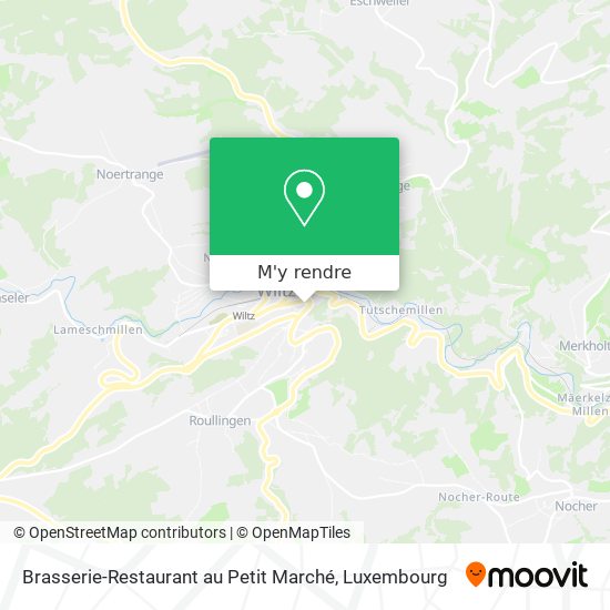 Brasserie-Restaurant au Petit Marché plan