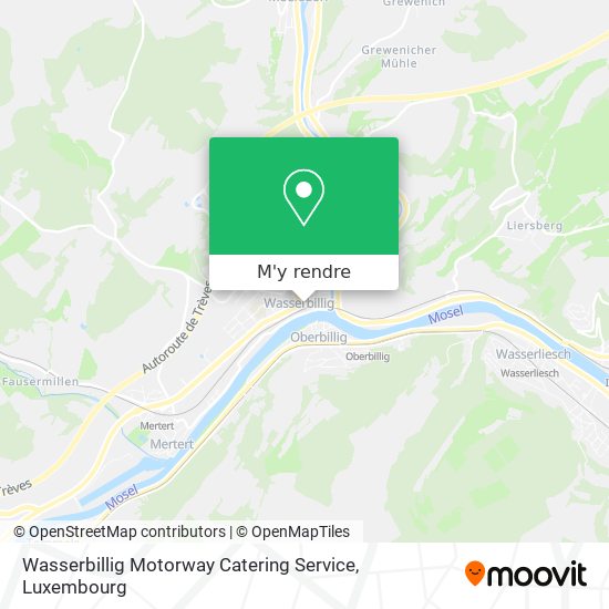 Wasserbillig Motorway Catering Service plan