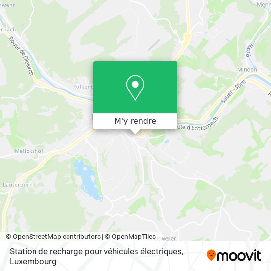 Station de recharge pour véhicules électriques plan