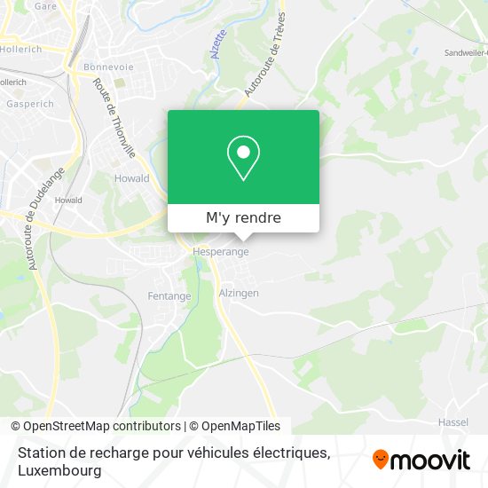 Station de recharge pour véhicules électriques plan