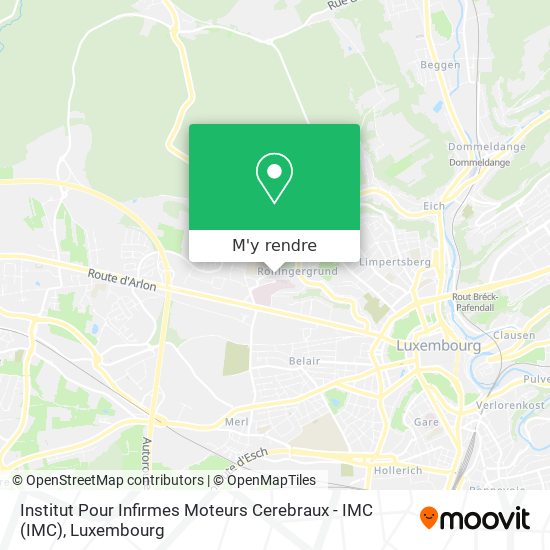 Institut Pour Infirmes Moteurs Cerebraux - IMC plan