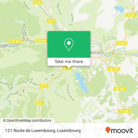 121 Route de Luxembourg plan