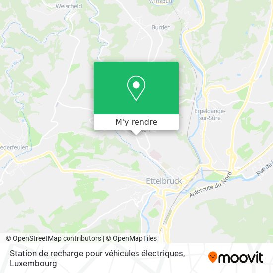 Station de recharge pour véhicules électriques plan