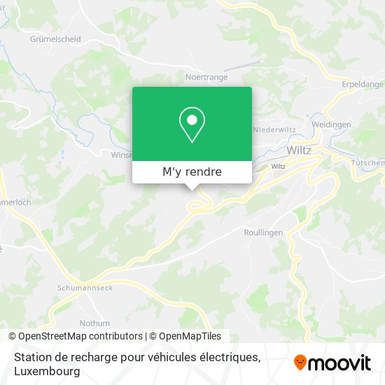 Station de recharge pour véhicules électriques plan