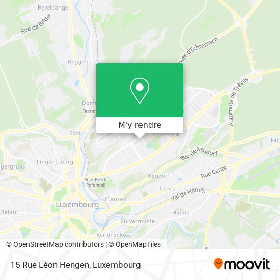 15 Rue Léon Hengen plan