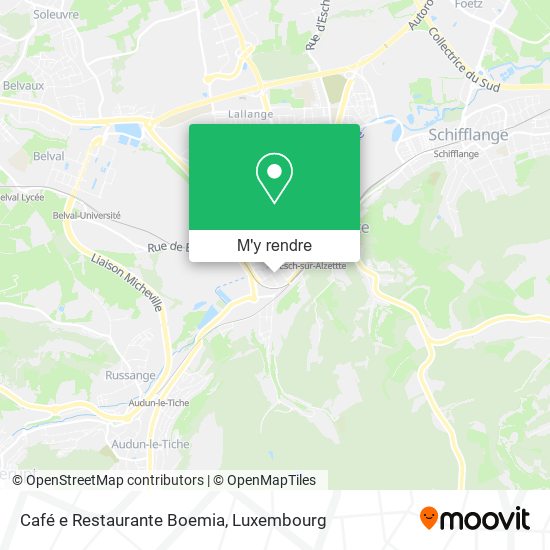 Café e Restaurante Boemia plan