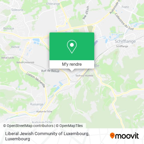 Liberal Jewish Community of Luxembourg plan
