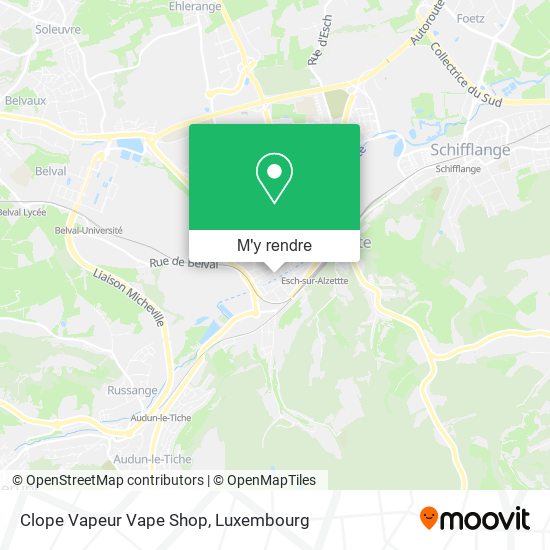Clope Vapeur Vape Shop plan