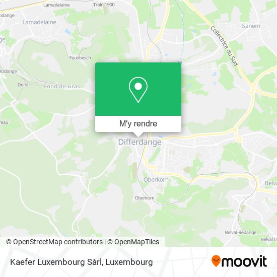 Kaefer Luxembourg Sàrl plan