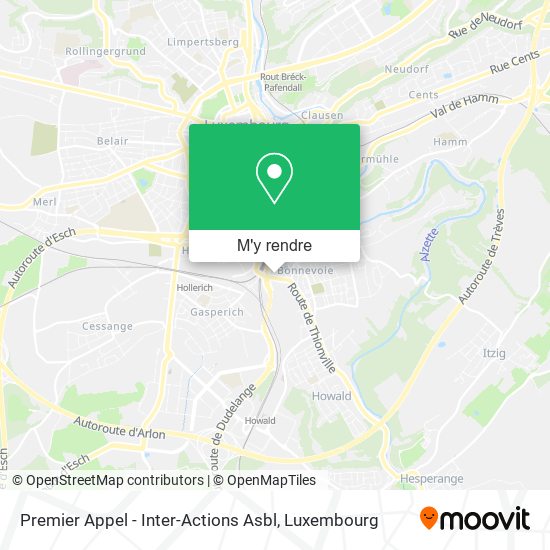 Premier Appel - Inter-Actions Asbl plan