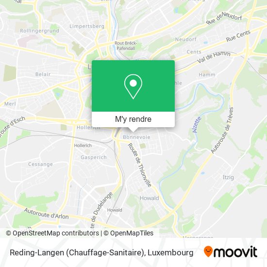 Reding-Langen (Chauffage-Sanitaire) plan