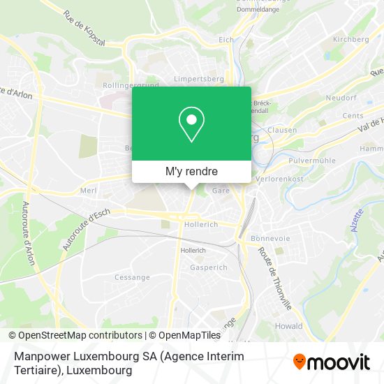 Manpower Luxembourg SA (Agence Interim Tertiaire) plan