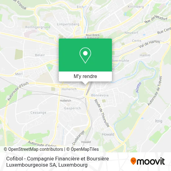 Cofibol - Compagnie Financière et Boursière Luxembourgeoise SA plan