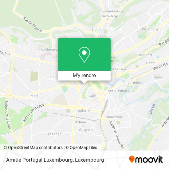 Amitie Portugal Luxembourg plan