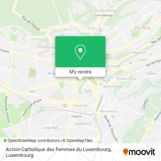 Action Catholique des Femmes du Luxembourg plan