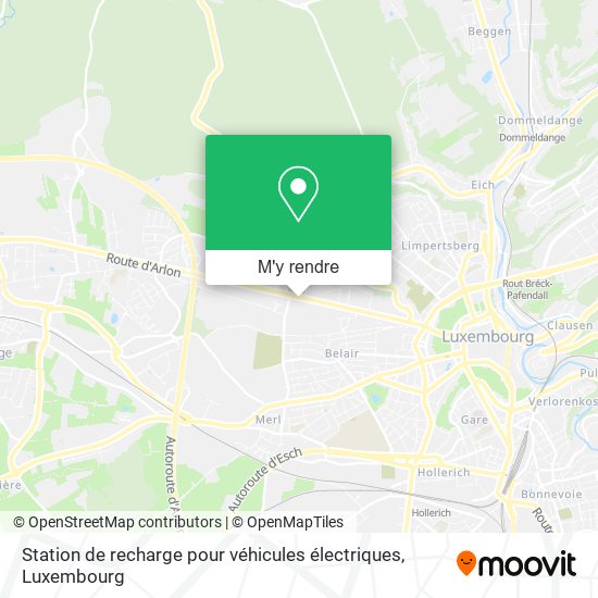 Station de recharge pour véhicules électriques plan