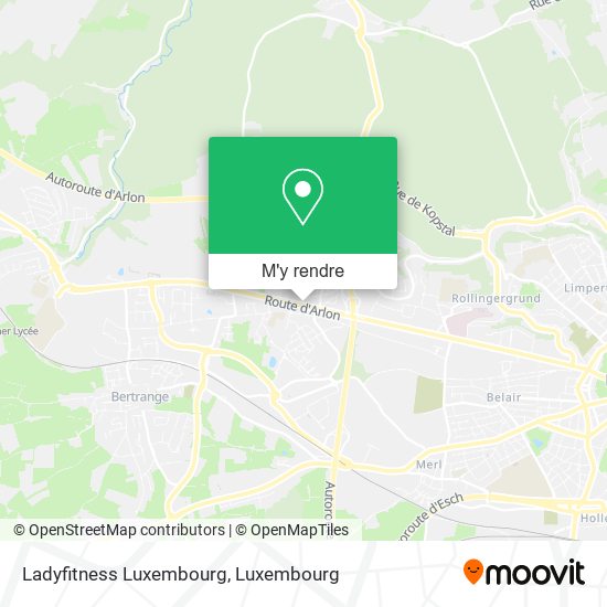 Ladyfitness Luxembourg plan