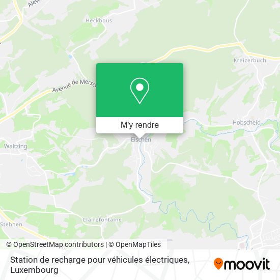 Station de recharge pour véhicules électriques plan