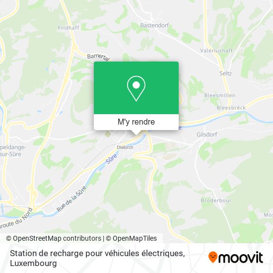 Station de recharge pour véhicules électriques plan