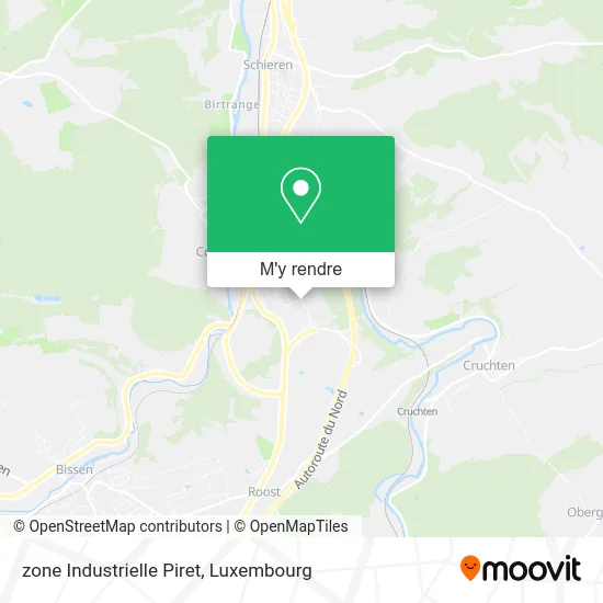 zone Industrielle Piret plan