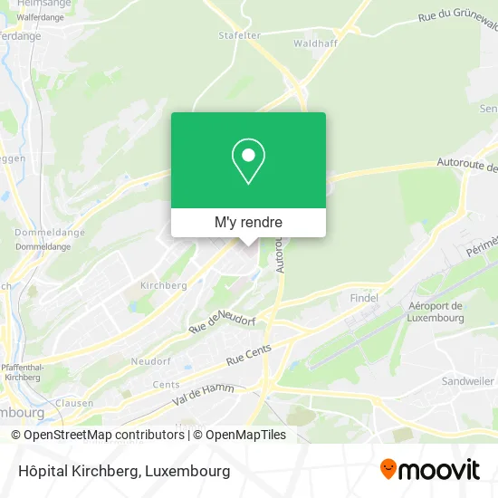 Hôpital Kirchberg plan