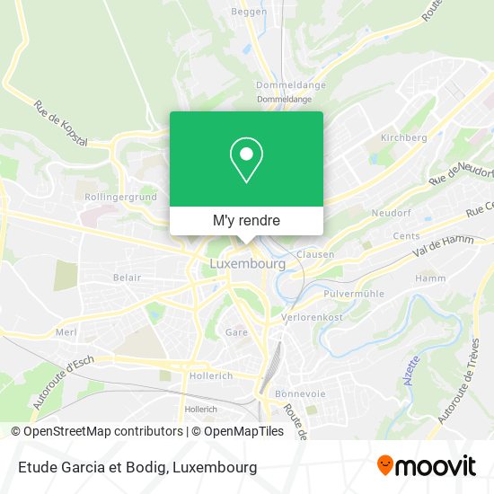Etude Garcia et Bodig plan