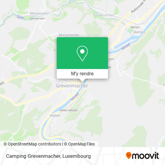 Camping Grevenmacher plan