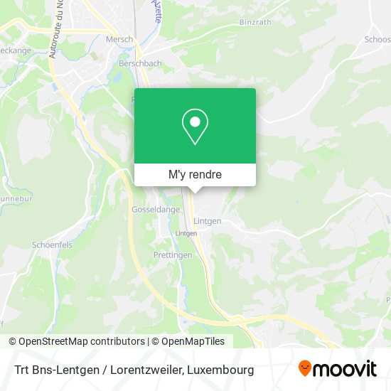 Trt Bns-Lentgen / Lorentzweiler plan