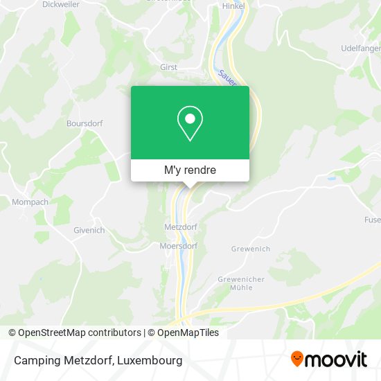 Camping Metzdorf plan