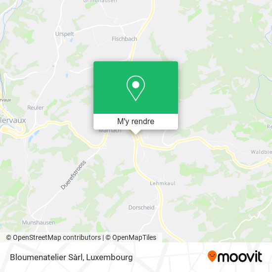 Bloumenatelier Sàrl plan