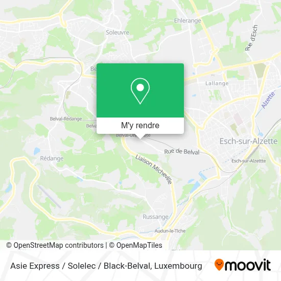 Asie Express / Solelec / Black-Belval plan