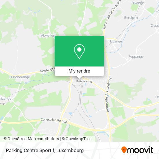 Parking Centre Sportif plan
