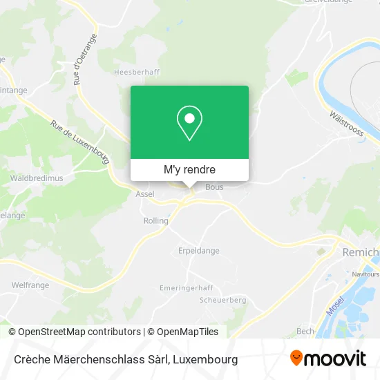 Crèche Mäerchenschlass Sàrl plan